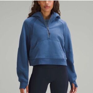 Lululemon Athletica Blue Half-Zip Sweatshirt